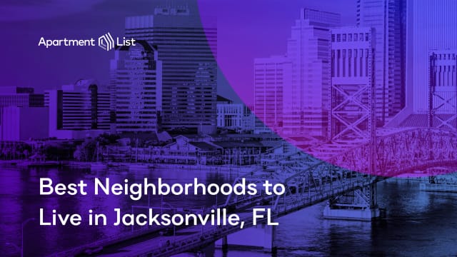  Aerial View of Jacksonville, Florida in Winter at Sunset