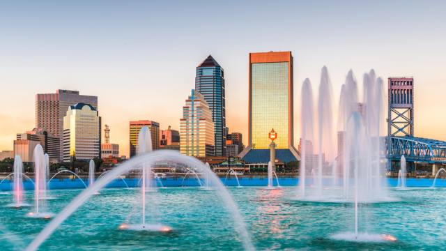 Jacksonville, Florida, USA and skyline.