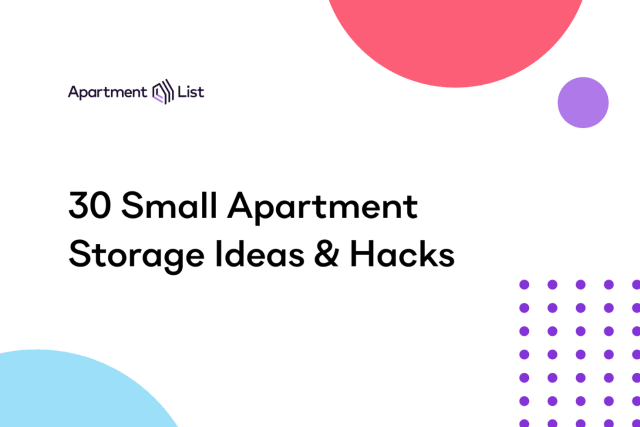 30 Small Apartment Storage Ideas & Hacks
