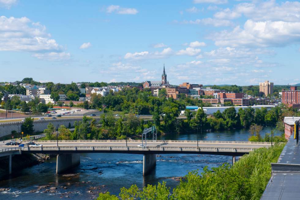 Manchester, one of the largest cities in New Hampshire