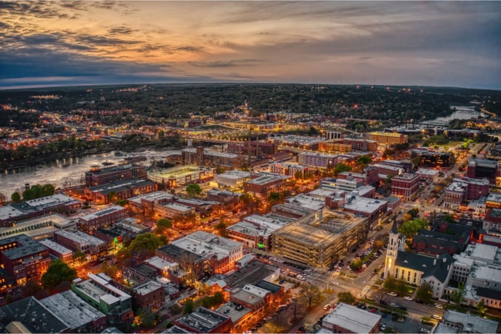 Major Cites in Georgia - 2