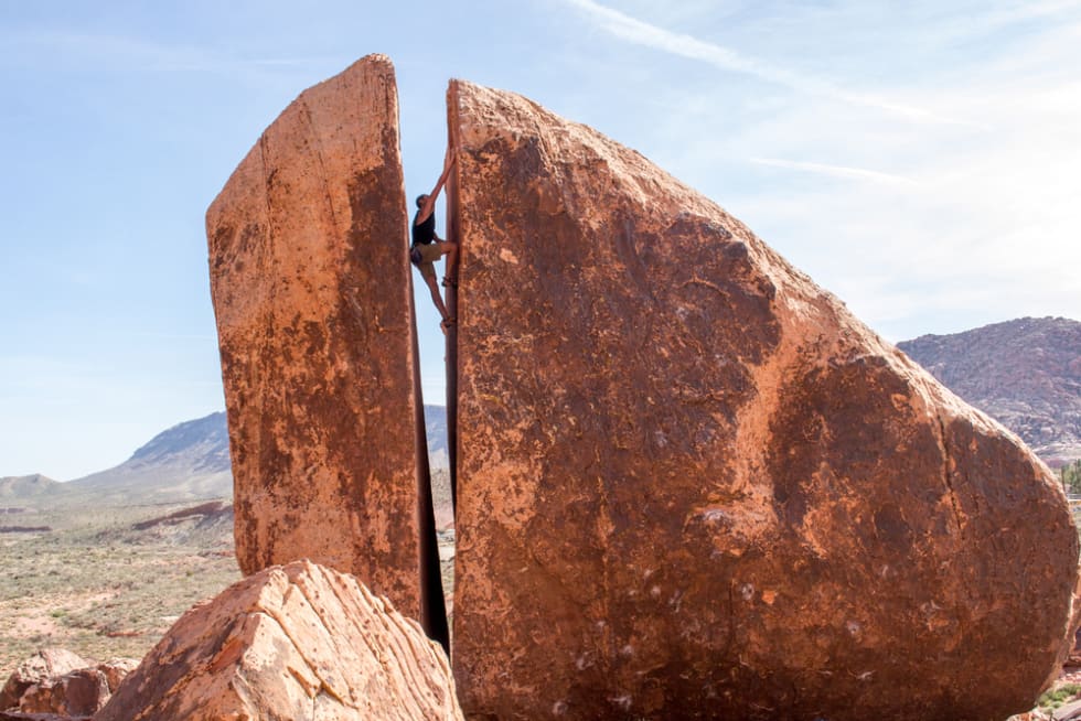Las Vegas Red Rocks rock climbing