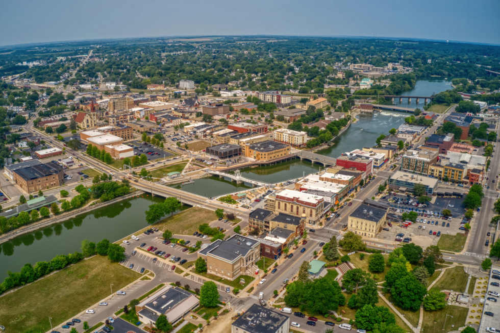 Janesville, one of the largest cities in Wisconsin