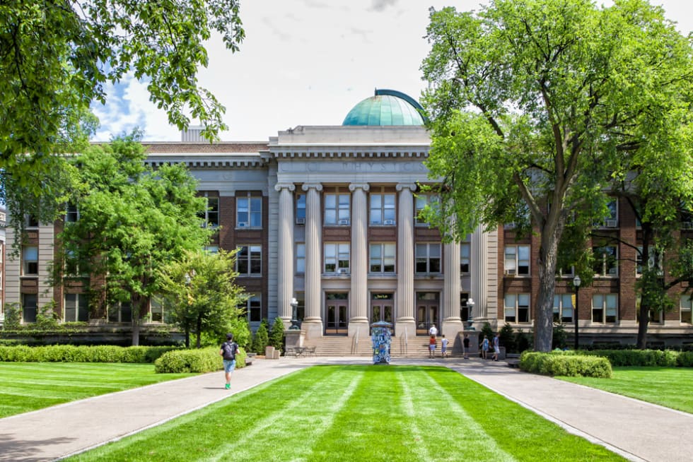 Tate Laboratory on the campus of the University of Minnesota 