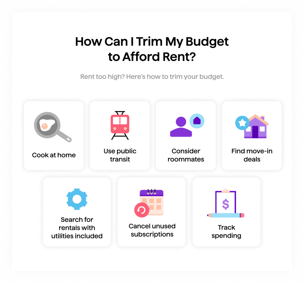 How Can I Lower Expenses to Afford Rent?
