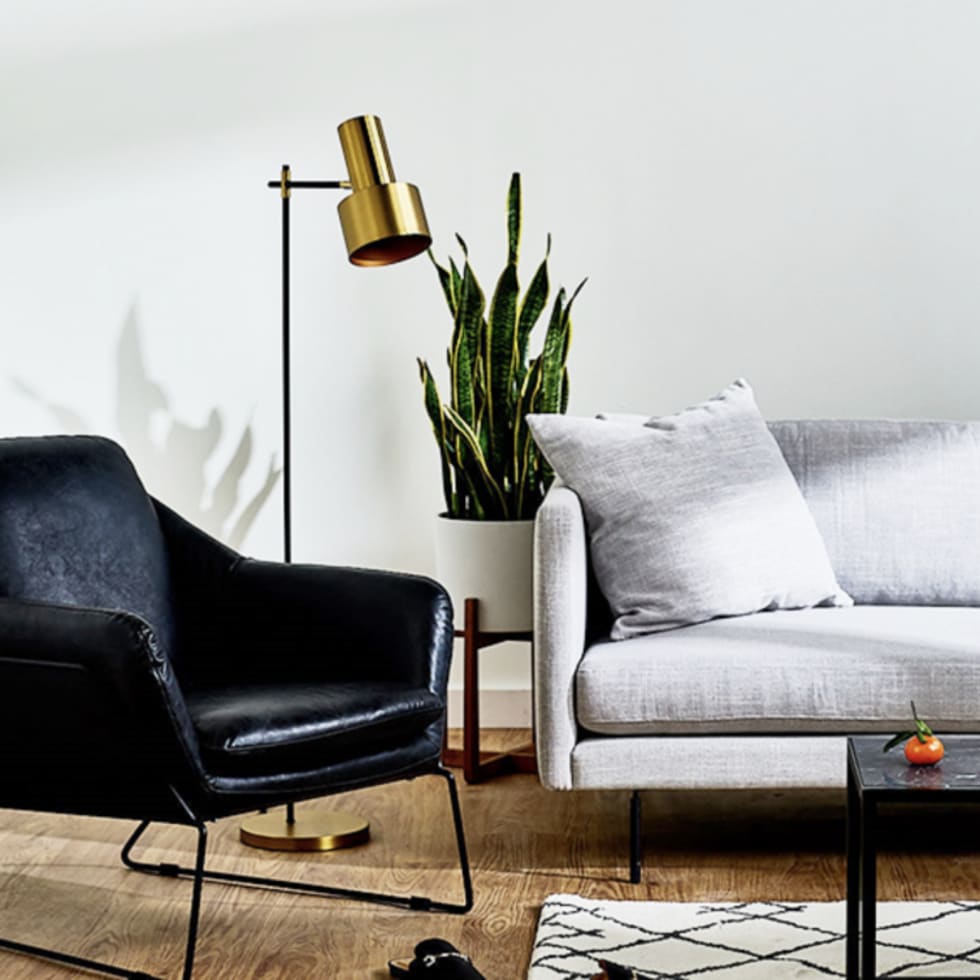 Feather. Full room furniture rental.