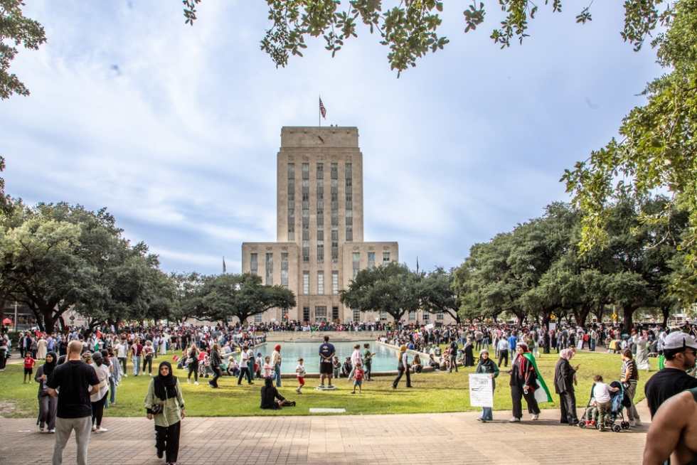 Houston Crowd Representing Diversity