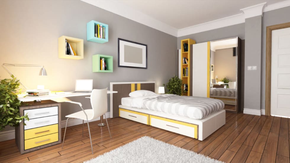 Twin size bed