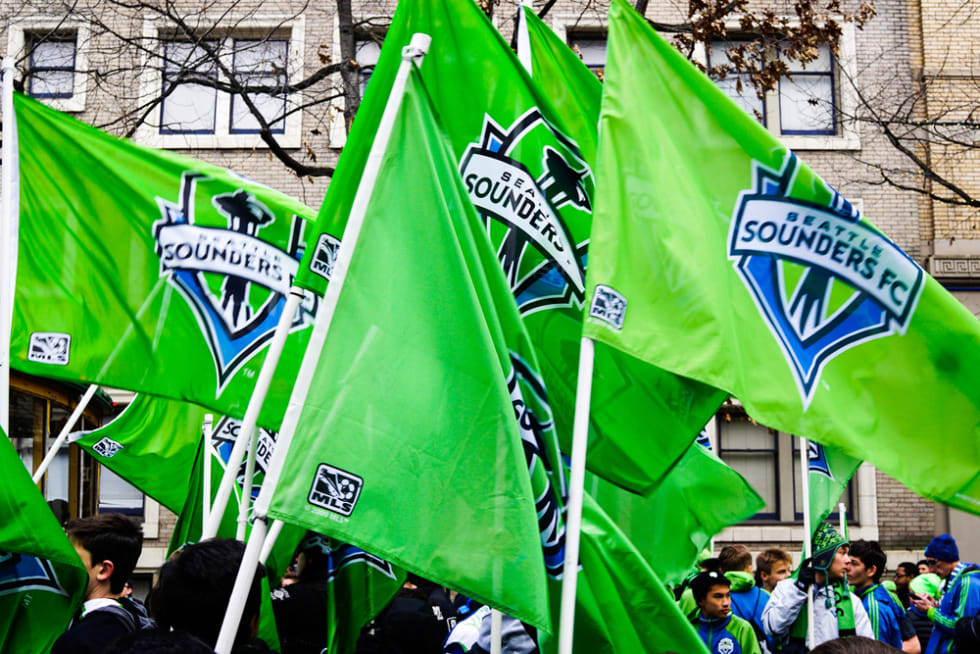 Seattle Sounders Flags
