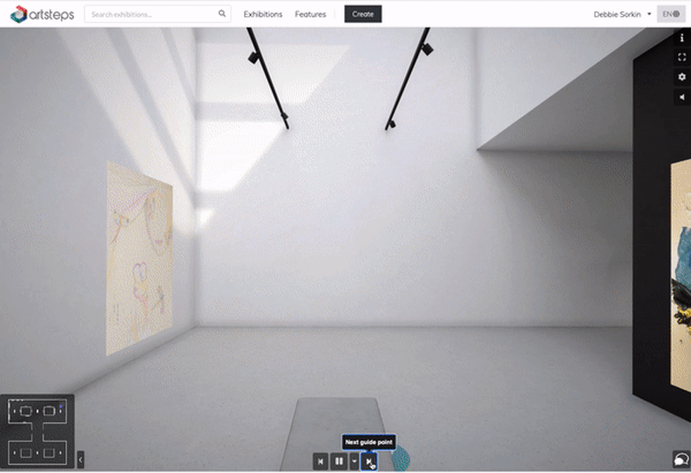 Virtual Art Gallery Gif