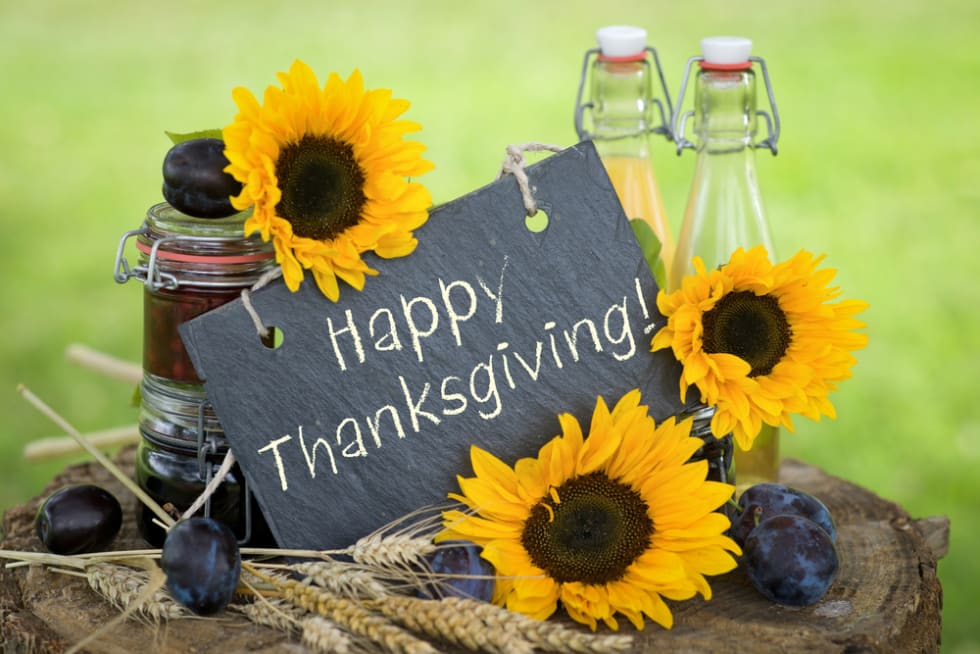 Thanksgiving chalkboard decor