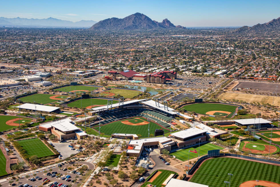 Cactus League Spring Training Aerial View