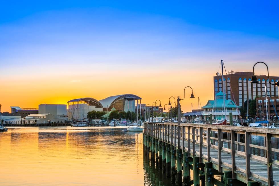 Hampton, VA, one of the largest cities in Virginia