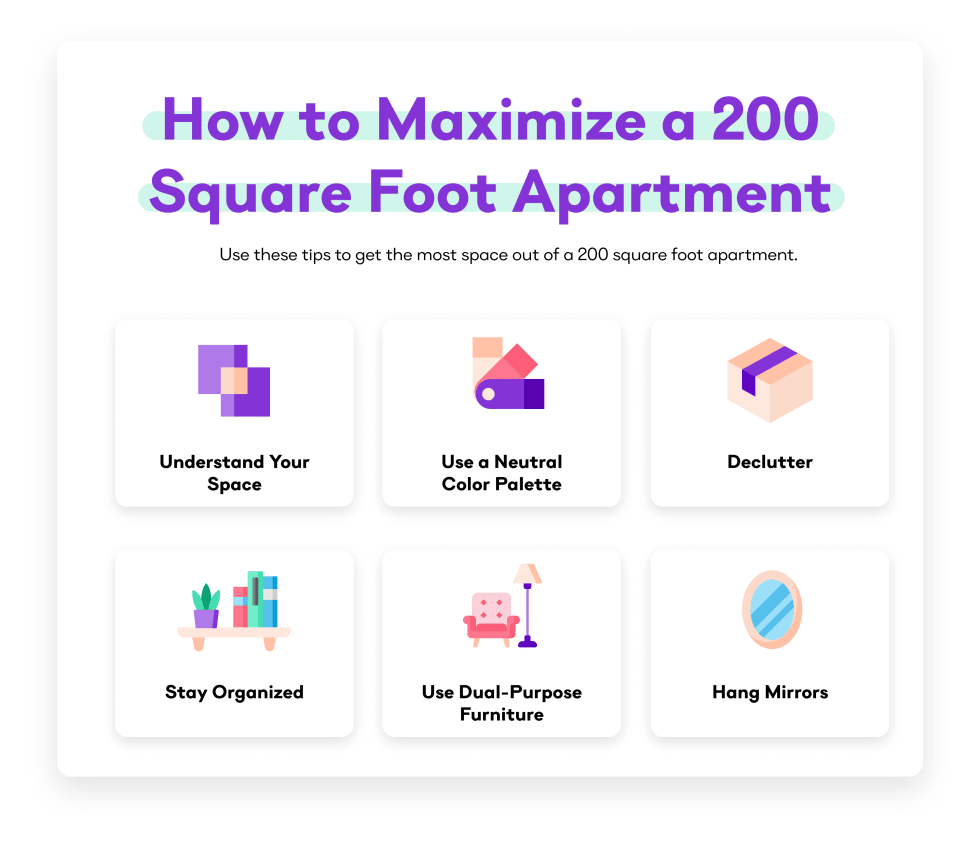 How to Maximize a 200 Square Foot Apartment?