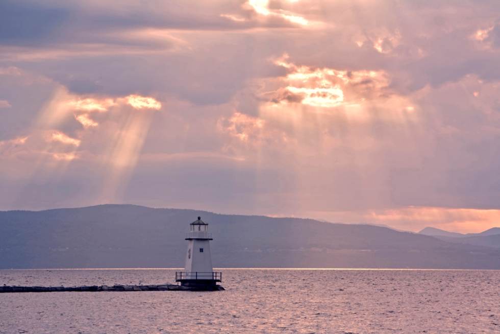 Lake Champlain in Vermont