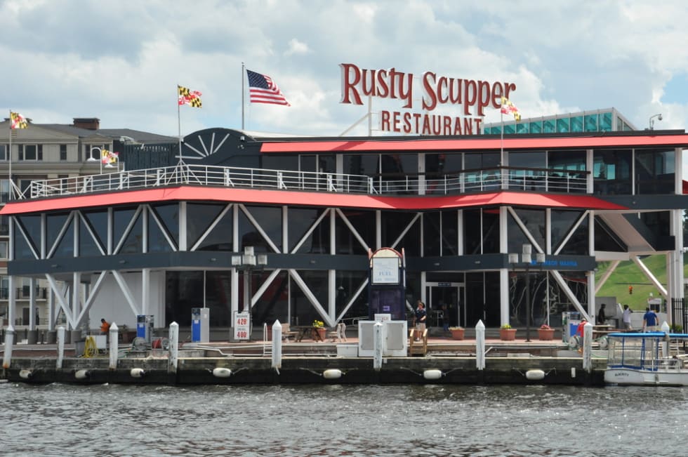  Rusty Scupper Restaurant & Bar at the Inner Harbor in Baltimore, Maryland