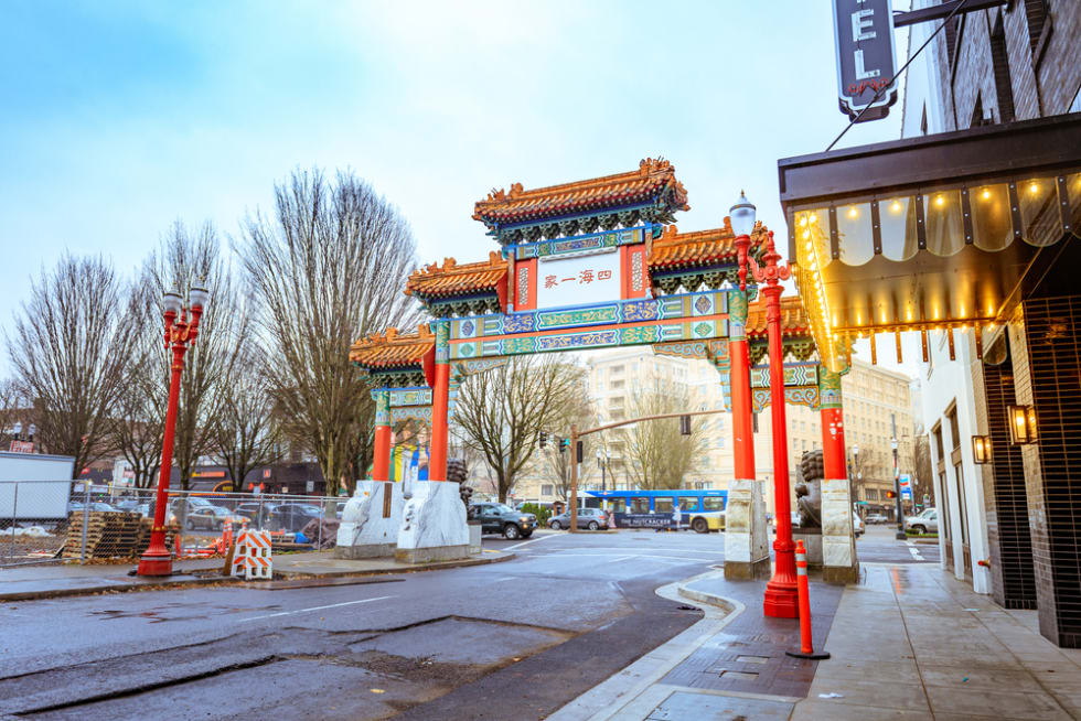 Gate of Old Chinatown in Portland