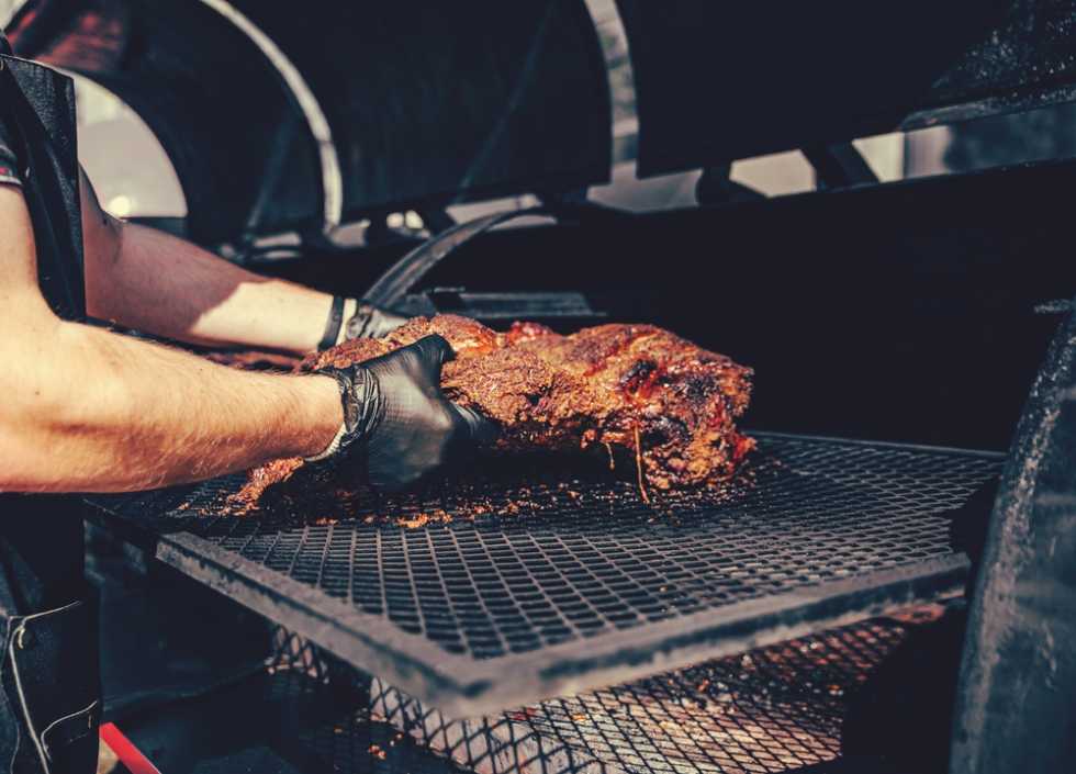 World-Famous Barbecue, one of the pros of living in Texas