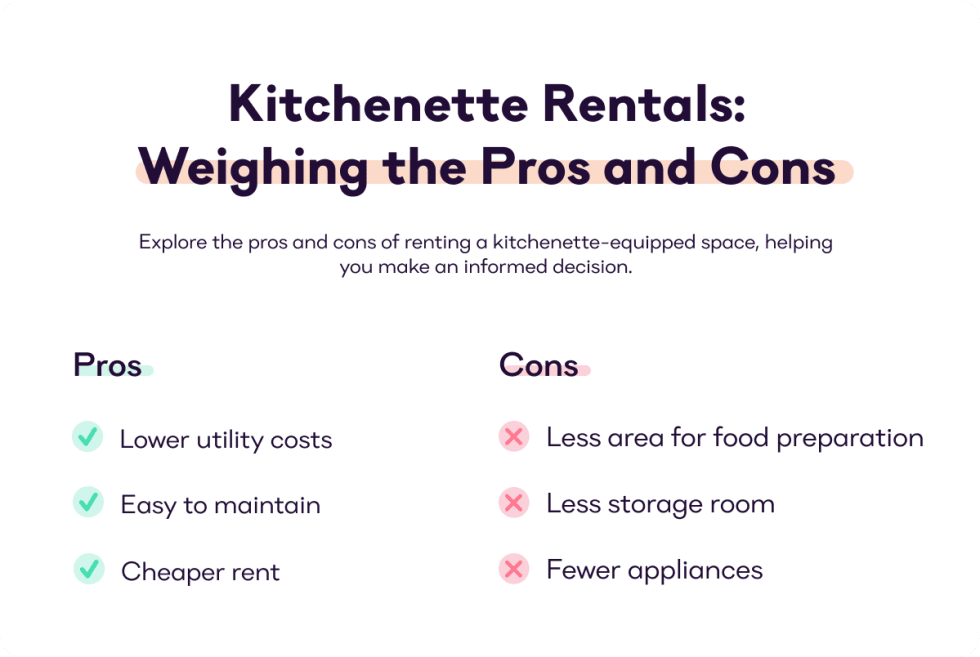 Kitchenette Rentals Weighing the Pros and Cons