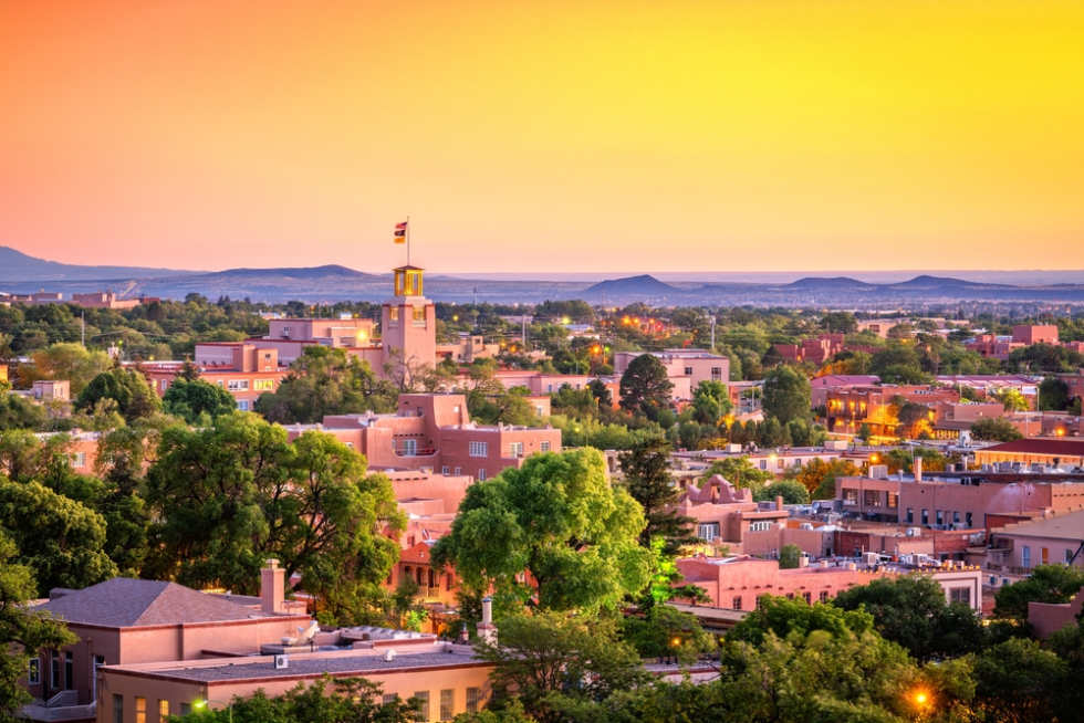 Santa Fe, one of the largest cities in New Mexico