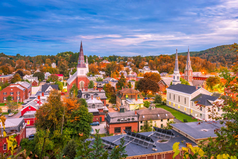Montpelier, one of the largest cities in Vermont