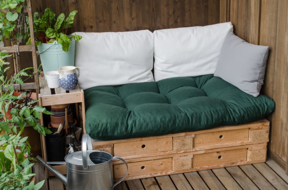 DIY Balcony Couch