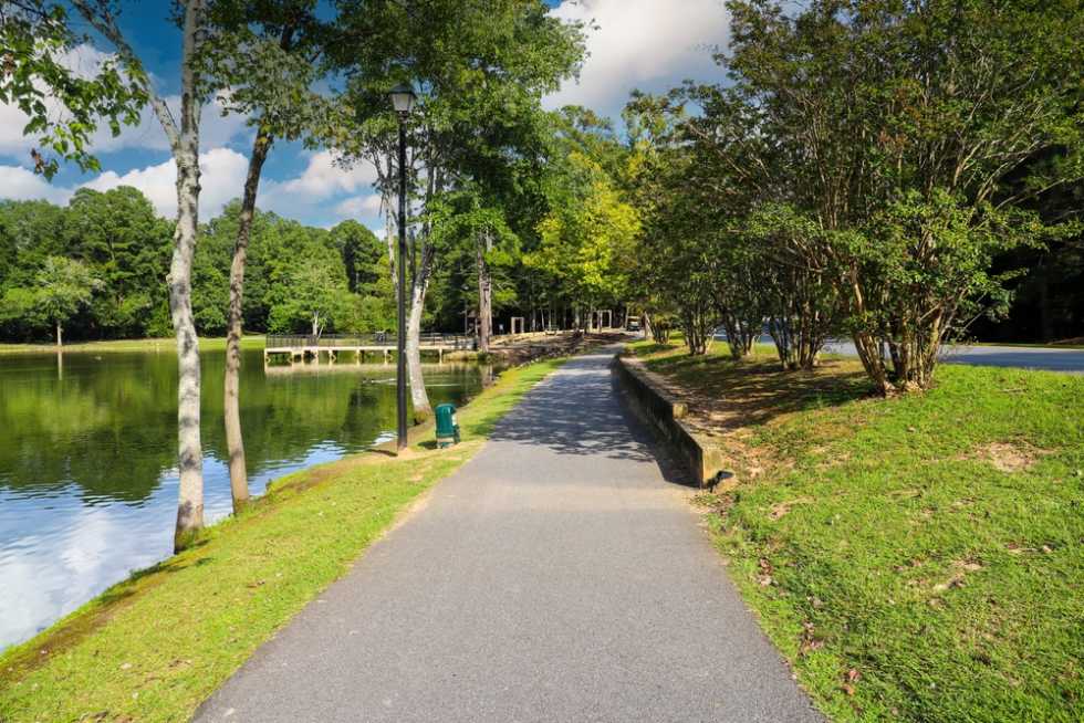 Peachtree City, one of the best neighborhoods in Atlanta for families.