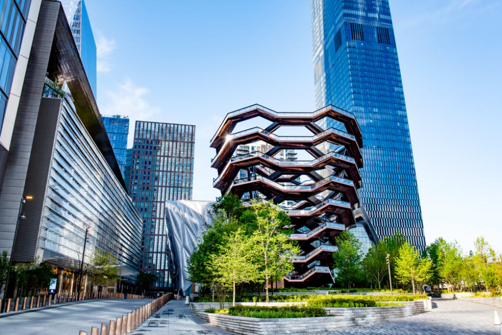 The Vessel (TKA), a structure created by Thomas Heatherwick, located in Hudson Yards in Manhattan