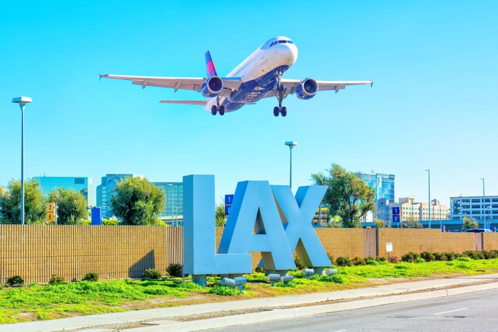 LAX, one of the pros of living in California