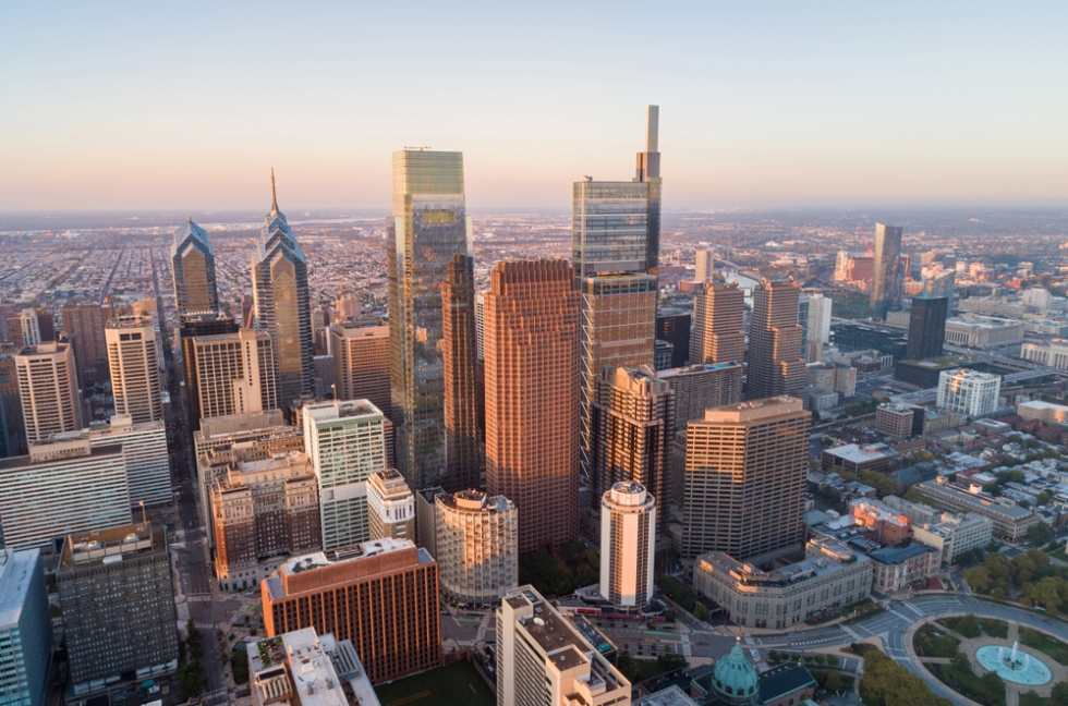 Philadelphia, one of the largest cities in Pennsylvania