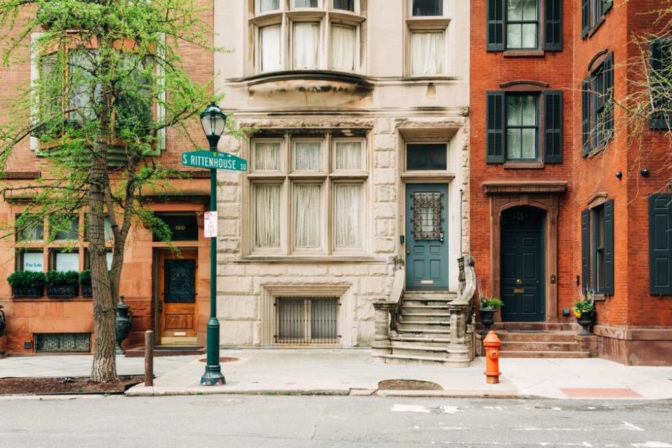 Rittenhouse Square, one of the most walkable neighborhoods in Philadelphia