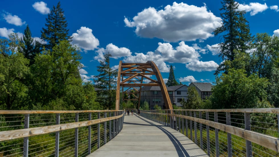 Orenco Woods Nature Park in Hillsboro, Oregon