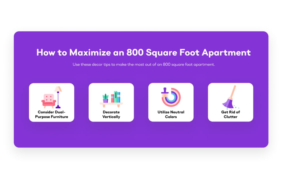 How to Maximize an 800 Square Foot Apartment