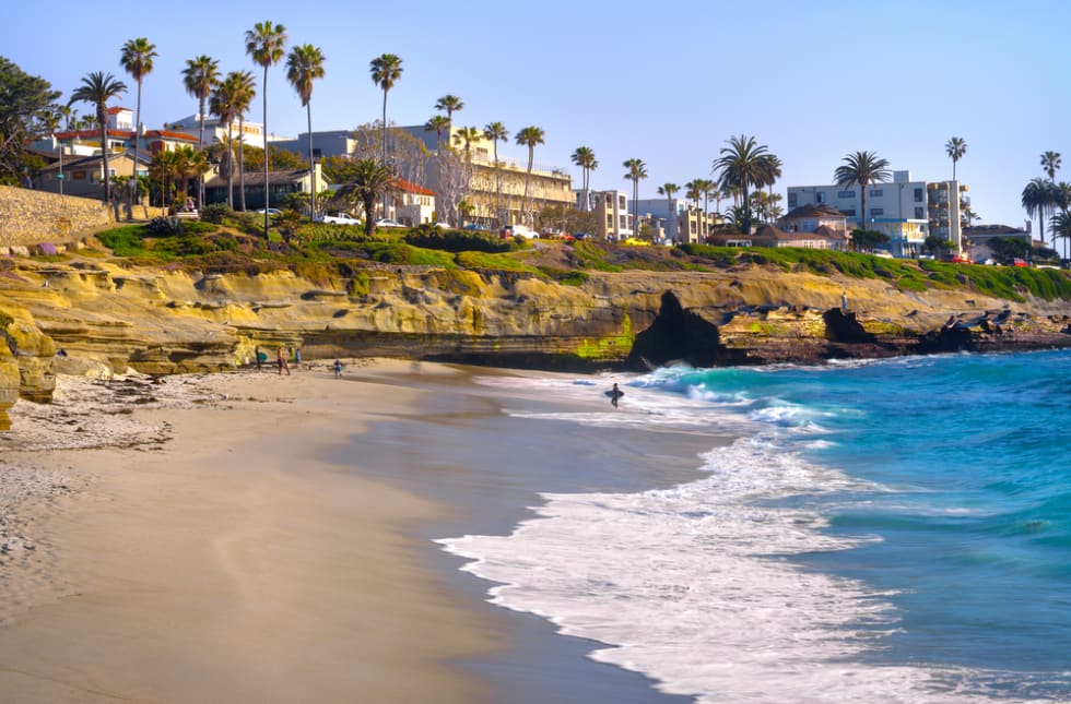 La Jolla Shores in La Jolla San Diego, Southern California Coast