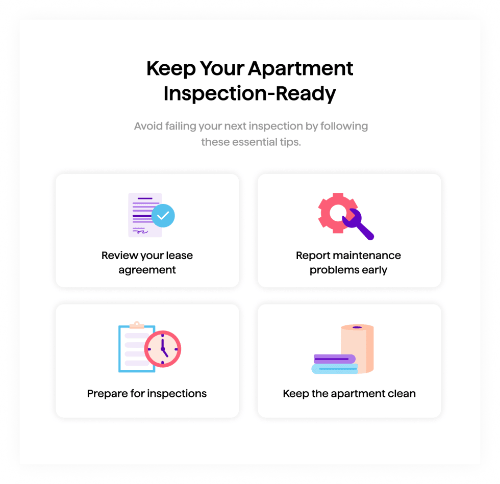 Keep Your Apartment Inspection-Ready