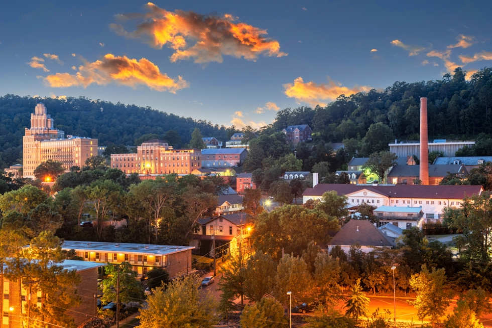 Hot Springs, one of the largest cities in Arkansas