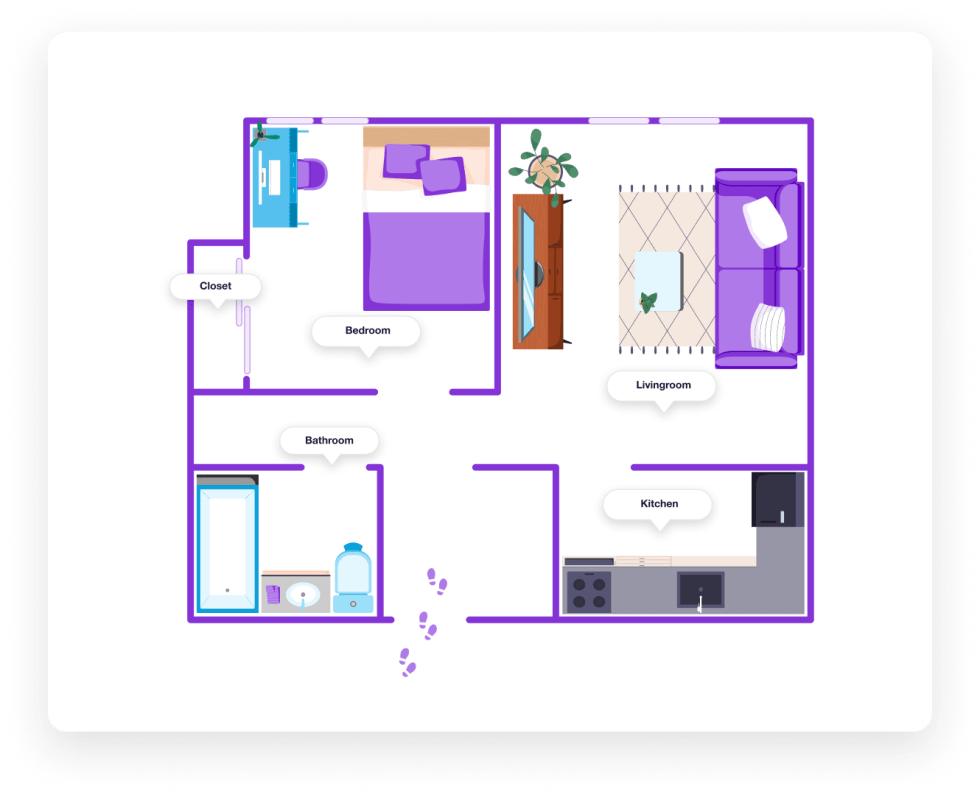 500 Square Foot Apartment Floor Plan