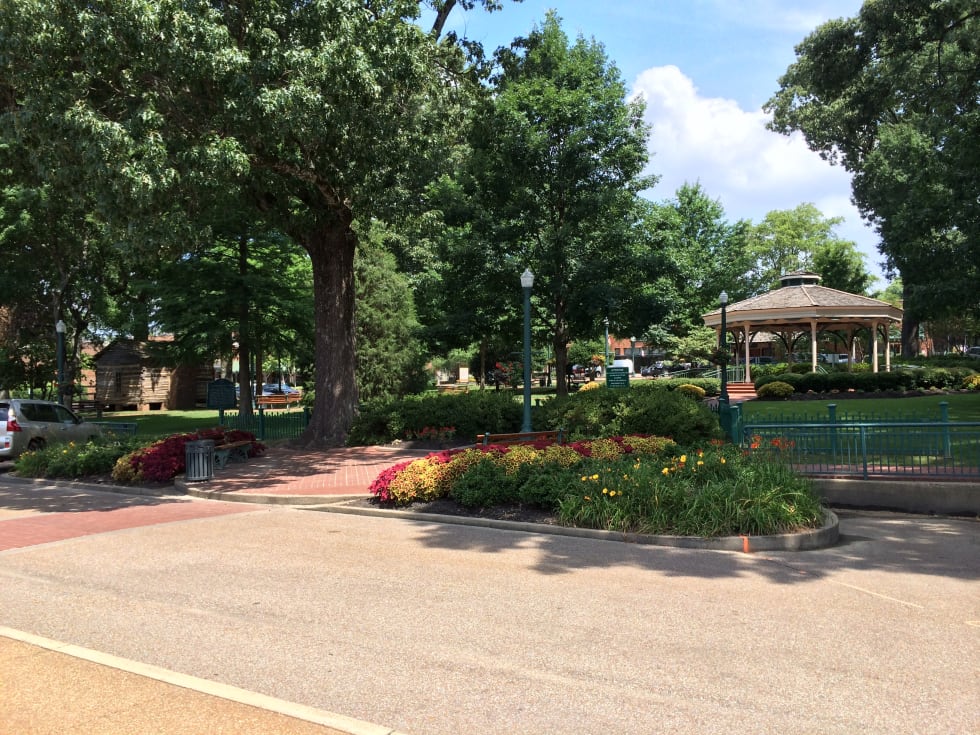 Pretty Gazebo in Collierville, Tennessee, best places to live in tennessee