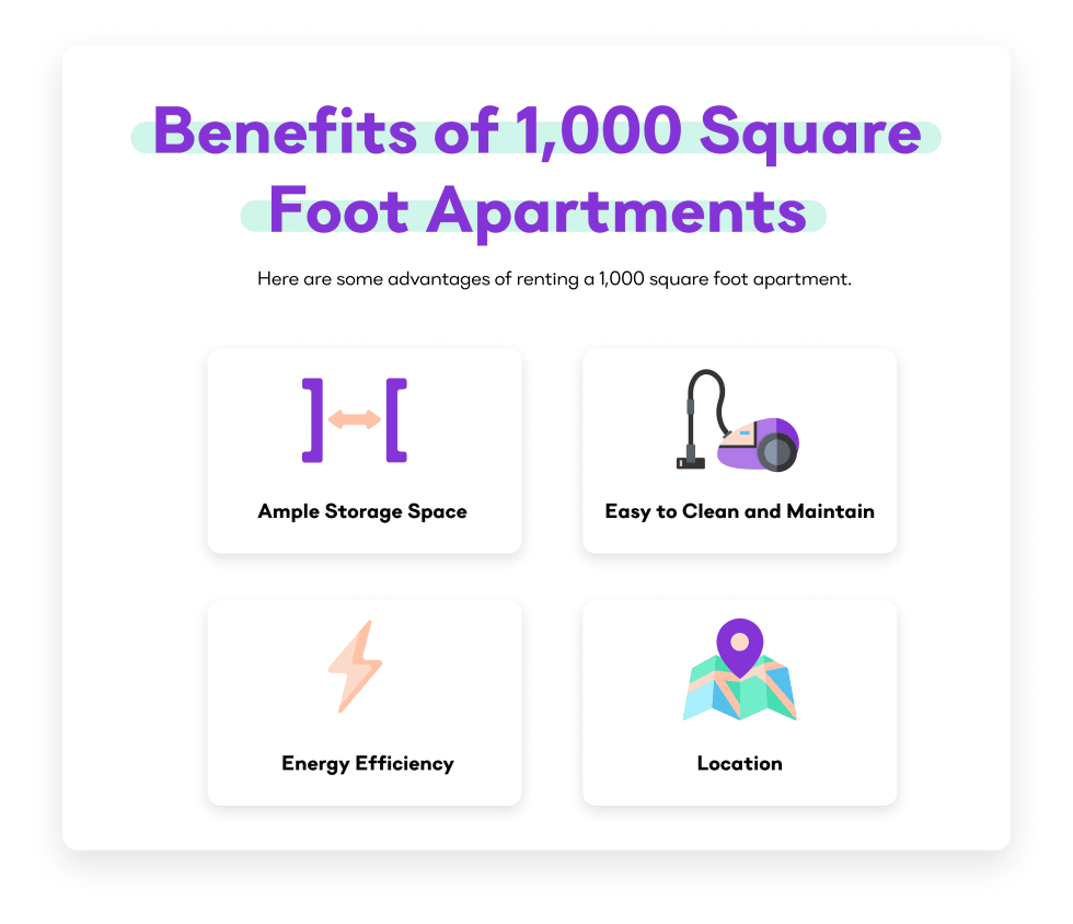 Benefits of 1,000 Square Foot Apartments