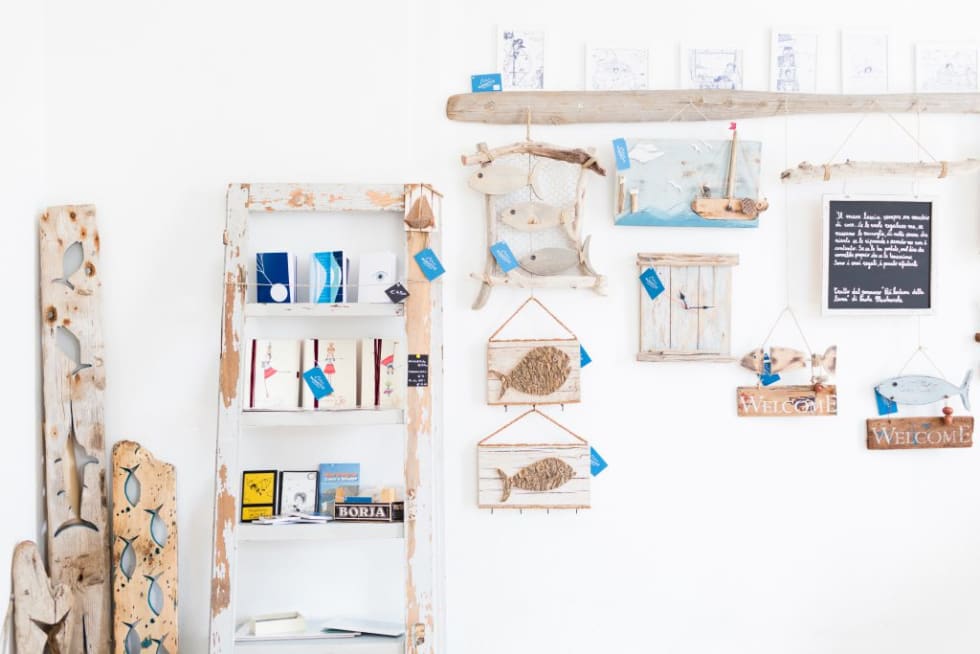 Creative interior design. DIY wall art
