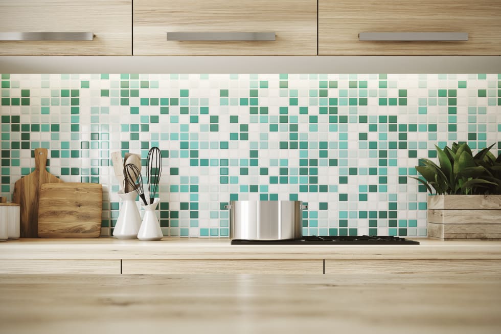 Bold Kitchen Backsplash