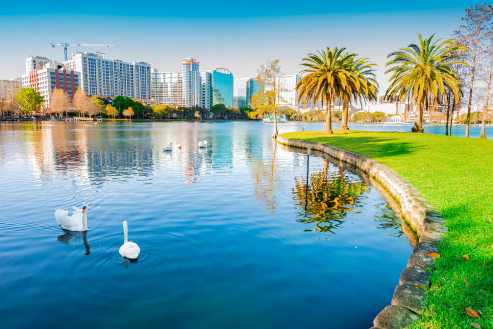  Located in Lake Eola Park, Orlando, Florida, USA