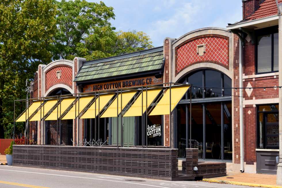High Cotton Brewing Company on Monroe Avenue in Memphis