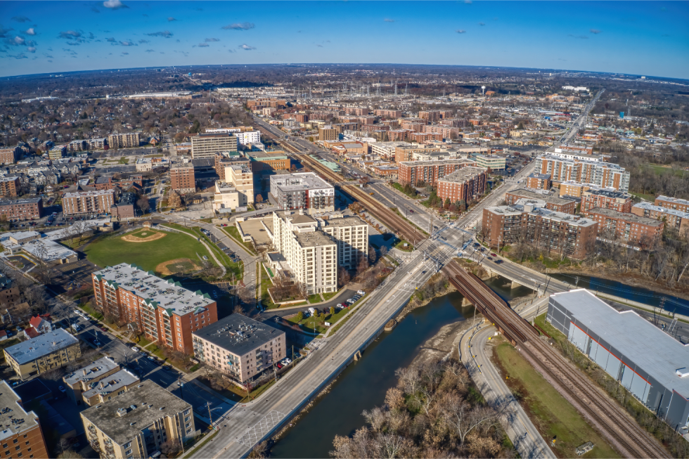 cities near chicago - des plaines