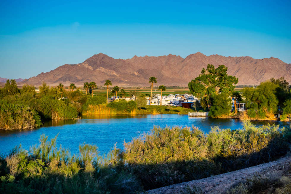  The famous Yuma Lakes in Yuma, Arizona