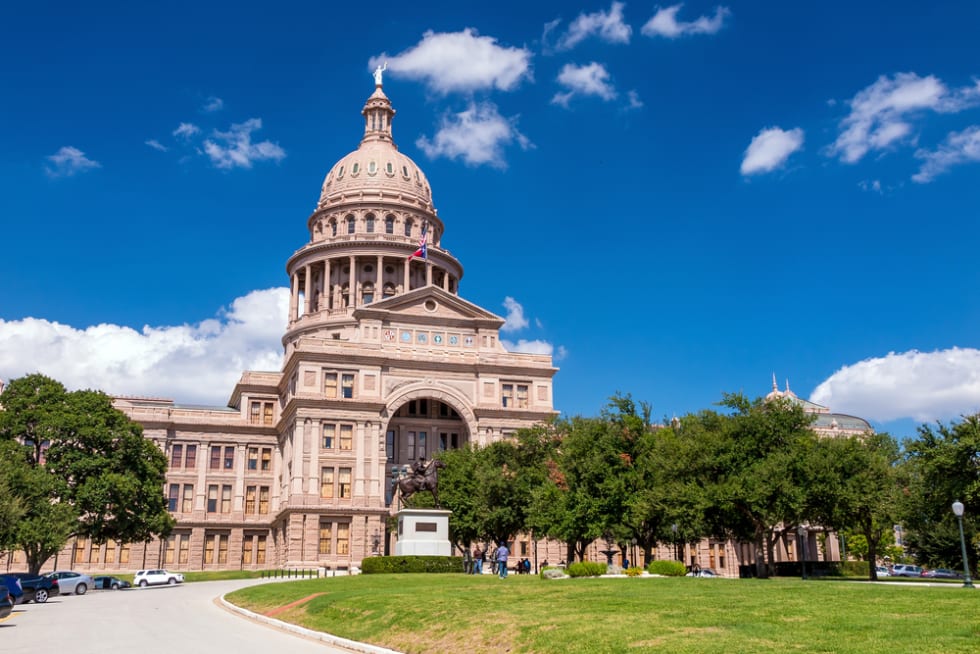 Texas State Capitol Building in Austin, TX