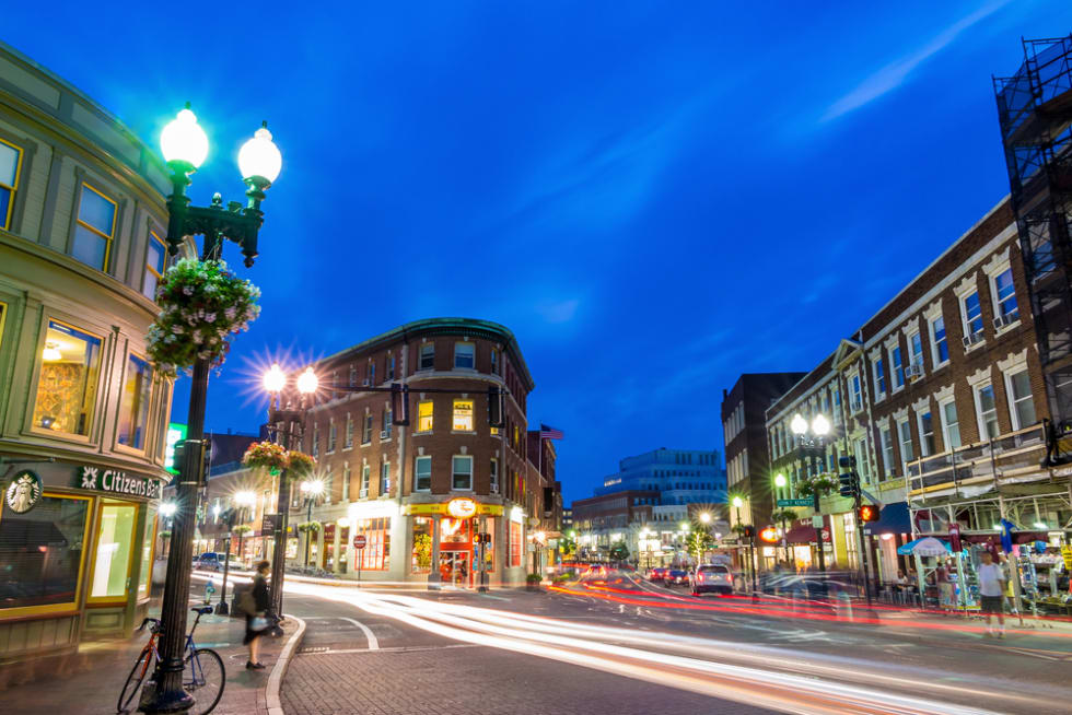 The Harvard Square. It is a commercial center for Harvard students, as well as residents of western Cambridge and the inner western and northern suburbs of Boston.