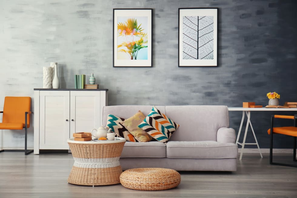 grey gradient wall