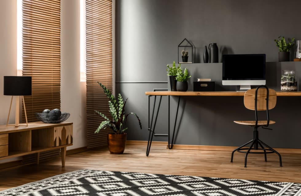 Industrial home office furniture