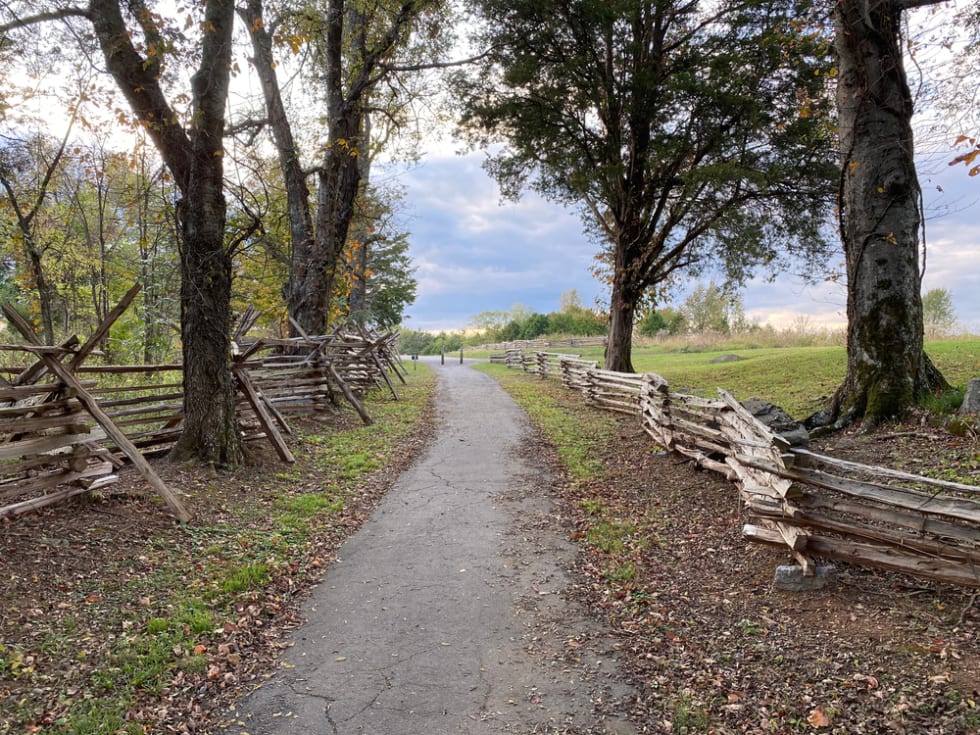  McFadden's farm city public civil war historic site and nature trail in Murfreesboro, TN